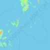 Topografische kaart Linapacan, hoogte, reliëf