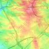 Topografische kaart Norte, hoogte, reliëf