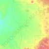 Topografische kaart Valle, hoogte, reliëf