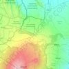 Topografische kaart Buuri, hoogte, reliëf