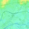 Topografische kaart Nueva Pompeya, hoogte, reliëf
