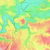 Topografische kaart 12000, hoogte, reliëf