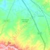 Topografische kaart Frechilla de Almazán, hoogte, reliëf
