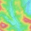 Topografische kaart Ubidea, hoogte, reliëf