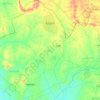 Topografische kaart Ejigbo, hoogte, reliëf
