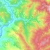Topografische kaart Londa, hoogte, reliëf