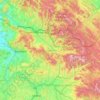 Topografische kaart Maramureș, hoogte, reliëf