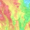 Topografische kaart Alzate Brianza, hoogte, reliëf