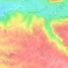 Topografische kaart Marly-Gomont, hoogte, reliëf