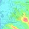 Topografische kaart San Isidro, hoogte, reliëf