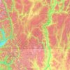 Topografische kaart Similkameen—South Okanagan—West Kootenay, hoogte, reliëf