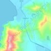 Topografische kaart Coishco, hoogte, reliëf