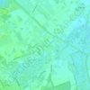 Topografische kaart Biest-Houtakker, hoogte, reliëf