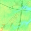 Topografische kaart Ablaincourt-Pressoir, hoogte, reliëf