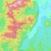 Topografische kaart Hutan Simpanan Kekal Pasir Raja Selatan, hoogte, reliëf