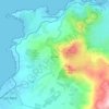 Topografische kaart Lumio, hoogte, reliëf