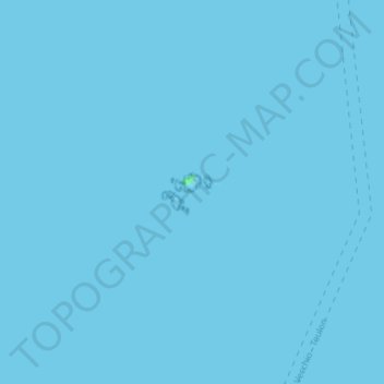 Topografische kaart Île du Toro, hoogte, reliëf