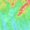Topografische kaart 3300, hoogte, reliëf