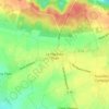 Topografische kaart La Haye-du-Theil, hoogte, reliëf