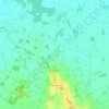 Topografische kaart Gersten, hoogte, reliëf