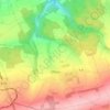 Topografische kaart Effeln, hoogte, reliëf