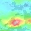 Topografische kaart Coolsnaghtig, hoogte, reliëf