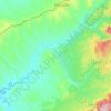 Topografische kaart Santo Tomé, hoogte, reliëf