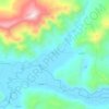 Topografische kaart Totora, hoogte, reliëf