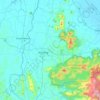 Topografische kaart Machang, hoogte, reliëf