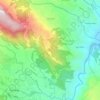 Topografische kaart La Isabel, hoogte, reliëf