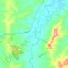 Topografische kaart Tabragalba, hoogte, reliëf