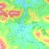 Topografische kaart Saro, hoogte, reliëf