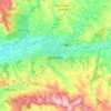 Topografische kaart Graulhet, hoogte, reliëf