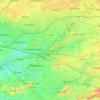 Topografische kaart Kleine Nete, hoogte, reliëf
