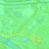 Topografische kaart Oosterhout, hoogte, reliëf