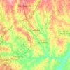 Topografische kaart Concord, hoogte, reliëf