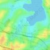 Topografische kaart Canada Bay, hoogte, reliëf