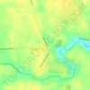 Topografische kaart Hartford, hoogte, reliëf