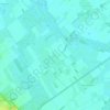 Topografische kaart Eexterzandvoort, hoogte, reliëf
