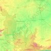 Topografische kaart Kabini, hoogte, reliëf