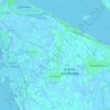Topografische kaart Dirksland, hoogte, reliëf