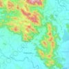 Topografische kaart Seethampeta, hoogte, reliëf