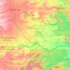 Topografische kaart Shushufindi, hoogte, reliëf