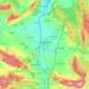 Topografische kaart Bockenem, hoogte, reliëf