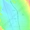 Topografische kaart Torremocha de Jiloca, hoogte, reliëf