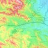 Topografische kaart Lafayette, hoogte, reliëf