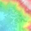 Topografische kaart Bast, hoogte, reliëf