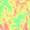 Topografische kaart Сайхан ᠰᠠᠶᠢᠬᠠᠨ, hoogte, reliëf
