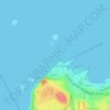 Topografische kaart Sugar Loaf Islands, hoogte, reliëf