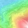 Topografische kaart Veysonnaz, hoogte, reliëf